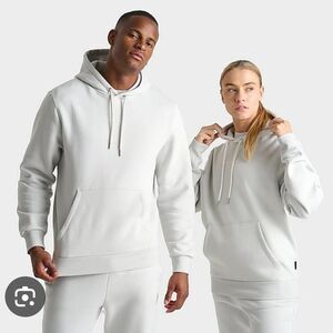 Sonneti Mens Essential Grey Hooded Pullover Sweater with Soft Fleece, Size Xl